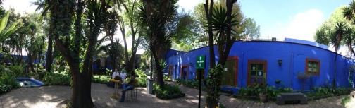 Mavi Ev'in bahçesi