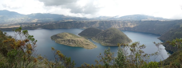 Cuicocha gölü