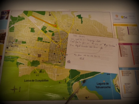 sevgili ev sahiplerimizin gittikleri yeri tarif etmek için bize bıraktıkları haritalı not : )